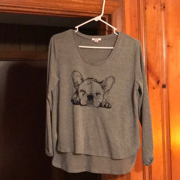 Gray long sleeve tee - Picture 3 of 3